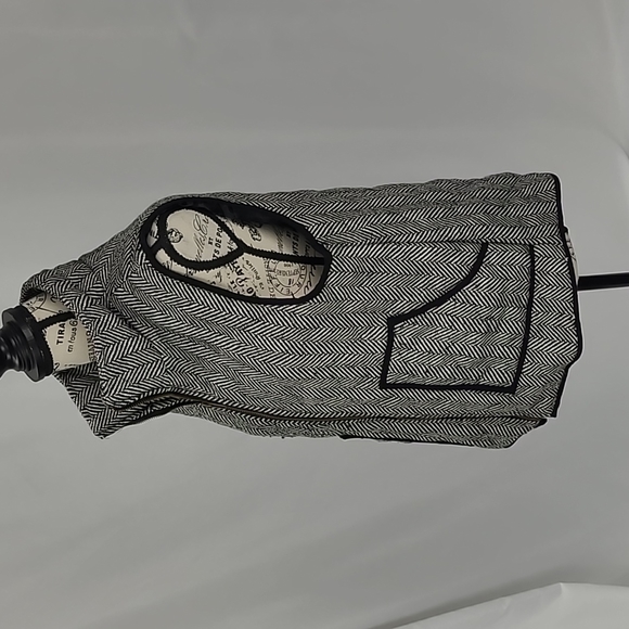 {wishlist} Zip up Vest black and white - Picture 4 of 5